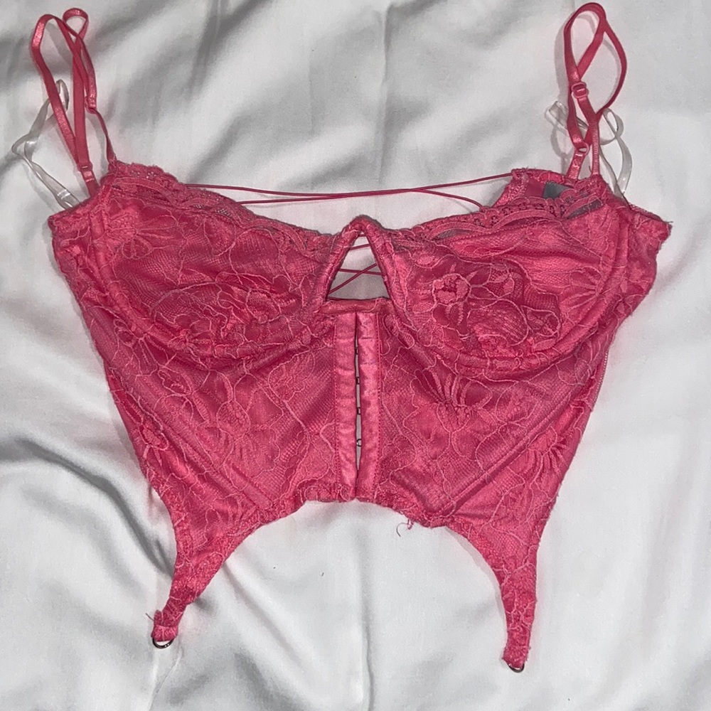 Outcast, size small hot pink corset top